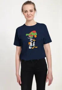 Футболка с принтом space jam, багз и даффи. Henry Tiger, Navy