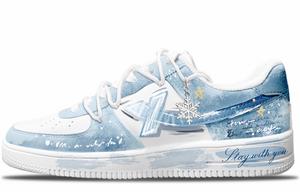 Мужские кроссовки Air Force One с низким верхом, дышащие и износостойкие, для скейтбординга, цвет "Ocean Blue" XTEP, Ocean Blue