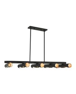 Линейная люстра Novato на 10 ламп Livex, черный