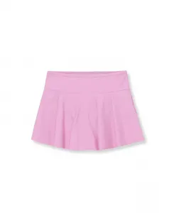 Купальник с юбкой для девочек больших размеров, устойчивый к хлору Lands' End, розовый