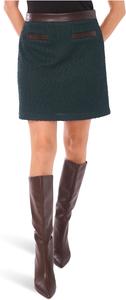 Женская мини-юбка с поясом Vince Camuto, Forest Night