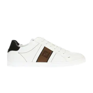 Кроссовки Fendi Leather Low 'White Black', белый
