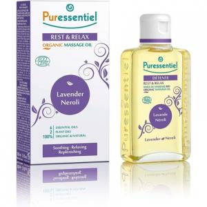 Органическое массажное масло Rest & Relax 100 мл с лавандой и нероли Puressentiel
