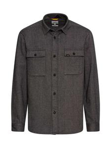 CAMEL ACTIVE Рубашка на пуговицах Regular fit в темно-коричневом цвете