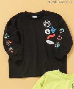 Длинная футболка с рукавом в стиле коллаборации «Чиби Маруко-тян».