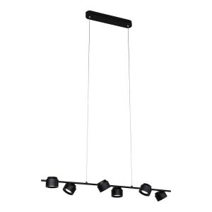 Подвесной светильник Paulmann Puric Pane Wire, алюминий - черный - 6-пламенный