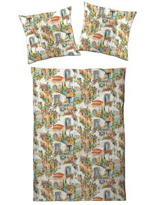 Постельное белье Dream Castle из трикотажа интерлок - тосканский колорит в красочных узорах  Traumschloss, Bunt