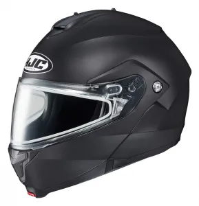 Зимний мотошлем HJC C91SN с двойным визором HJC Helmets, матовый черный