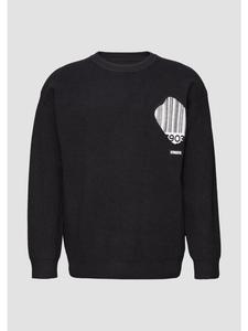 Вязаный свитер в цвете 9999_черный QS