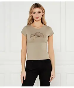 Футболка ателье r5 Slim fit Guess Jeans, бежевый