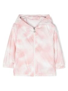 Moncler Enfant куртка Faite с капюшоном, розовый