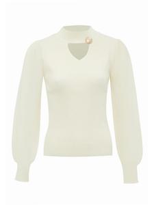 Пуловер leo selection, белый