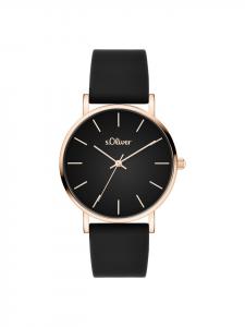 s.Oliver Классические и элегантные наручные часы черного цвета