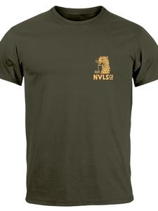 Рубашка Neverless Eat pasta, зеленый