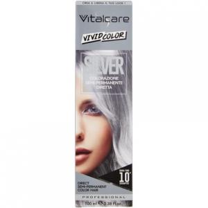 Полуперманентная краска для волос Vivid Color Direct, 100 мл, серебристый Vitalcare