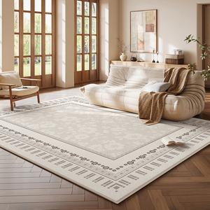 Budis Ковер 180х250 см в стиле французского винтажа для гостиной, водостойкий, моющийся, утолщенный, Huajianmanbu