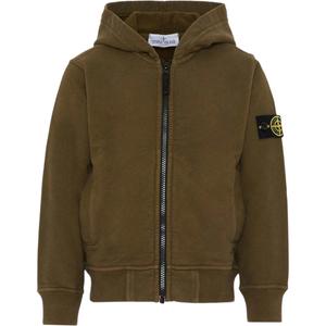 Куртки и пальто детские STONE ISLAND, зеленый