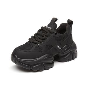 Кроссовки женские толстые низкие Kekafu, бежевый