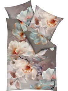 Постельное белье из сатина Мако коричневого цвета kaeppel, 155 x 220 + 80 x 80 см