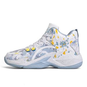 Баскетбольные кроссовки Basketball Shoes Men Mid-Top Tomay, цвет White Gray