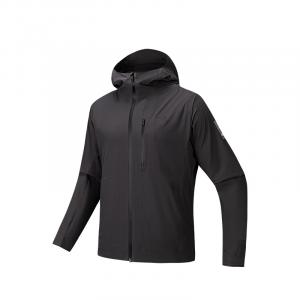 Ветрозащитная куртка-ветровка Variety Training Collection для мужчин Anta, smoke черный серый