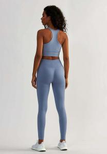 Спортивный бюстгальтер средней поддержки FORCE SEAMLESS BeShaped, синий