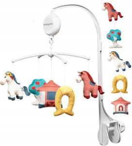 ЭЛЕКТРОННАЯ кроватка BABYONO CAROUSEL HORSES 793
