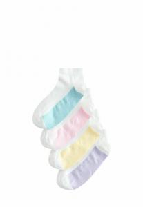 Носки Next FOOTBED TRAINER 4 PACK, Marble Print/White