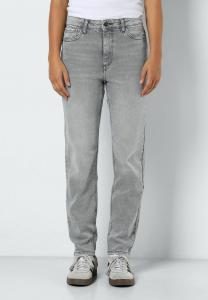 Джинсы Straight Leg NMMONI HIGH WAIST Noisy May, цвет light grey denim