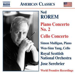 CD диск Rorem / Yang / Royal Scottish Nat'L / Serebrier: Piano Concerto 2 / Cello Concerto