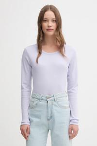 Хлопковая водолазка United Colors Of Benetton, фиолетовый