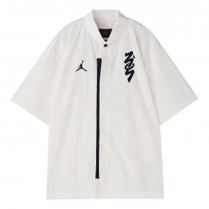 Рубашка Air Jordan FW22 Logo Zion Shirt 'White Black'