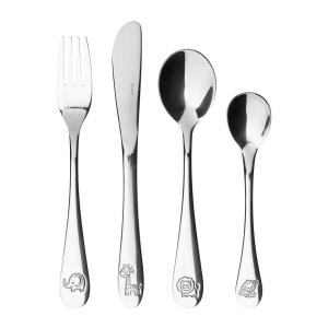 Набор столовых приборов Kelomat цвет нержавеющей стали, 21,60/15,20/2,40 см
