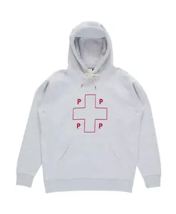 Толстовка Lifesaver пепельно-серого цвета Pop Trading Company, серый