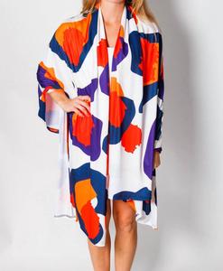 Пончо Gameday Cheetah в оранжевом цвете ZAGS