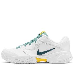 Кроссовки court lite 2 'white green yellow' Nike, белый