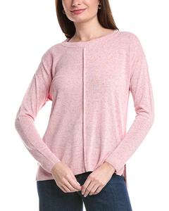 Свитер Lafayette 148 New York из льняной смеси, многослойный, красный