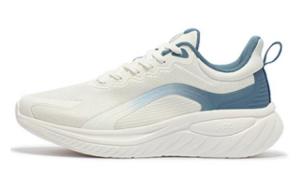 Прочные дышащие низкие кроссовки для бега мужские бело-синие 361°