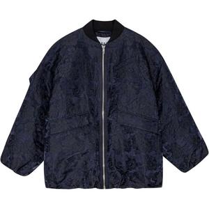 Ботаническая жаккардовая бомбер GANNI, синий