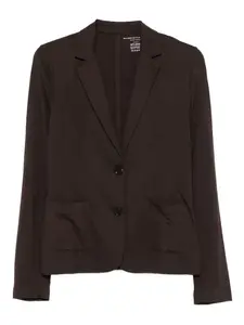 Однобортный пиджак Majestic Filatures, коричневый