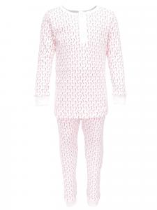 Пижама из хлопка пима для мальчиков, рождественская, 2 шт., цвет «конфетная трость» lila + hayes, цвет candy cane