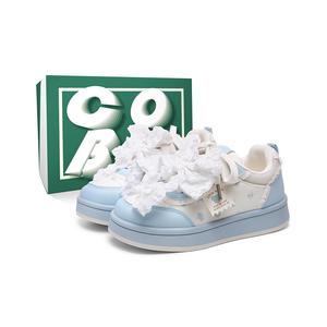 Cobx Кроссовки для скейтбординга Cob с низким верхом, нескользящие и дышащие, женские, светло-синие