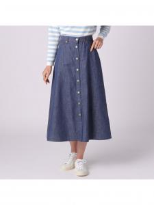 Реактивная джинсовая юбка