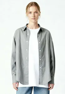 Простая плотная рабочая рубашка Mira Paris, Washed Grey