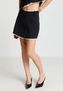 Короткая простая юбка-колокол Calliope, Ultrablack