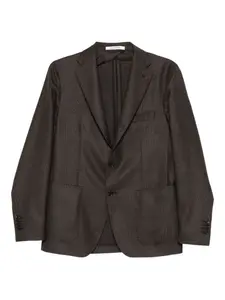Пиджак с накладными карманами Tagliatore, коричневый