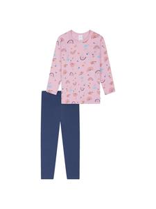 Schiesser Пижама розово-голубого цвета