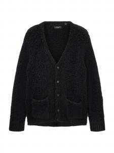 AllSaints Вязаный кардиган 'Tobie' в черном цвете