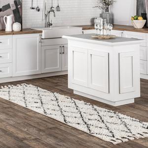 nuLOOM, 92 x 305 см, Вручную Вязанный Фез Шагги Ковер-дорожка Ковер, Natural