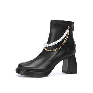 Ботильоны 7 см женские Zubumei, Black